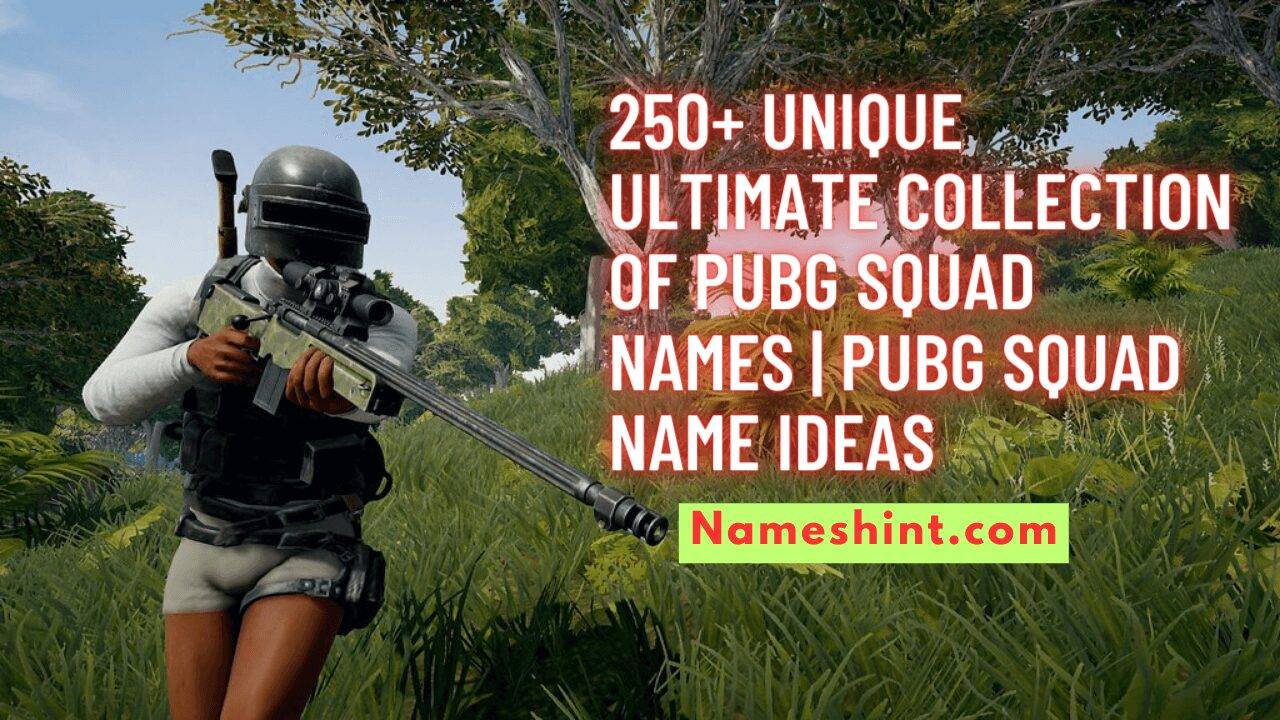 250+ Unique Ultimate Collection of PUBG Squad Names | PUBG Squad Name Ideas